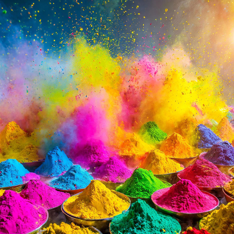 Fotografía de colores que se utilizan en carteleria